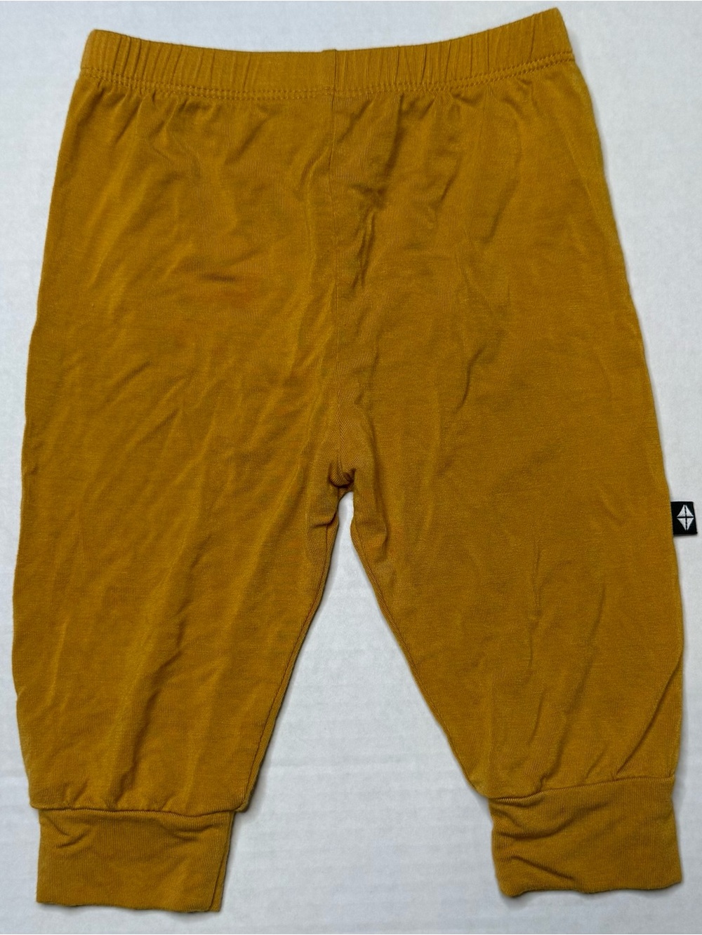 Kyte Baby Bamboo Pants 0–3M Mustard Soft Stretch Jogger Leggings